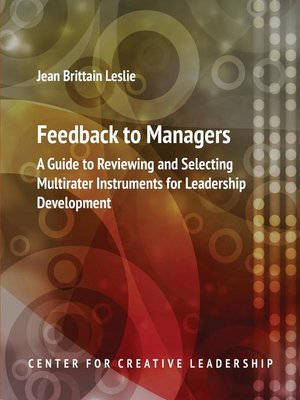 cover image of Feedback to Managers